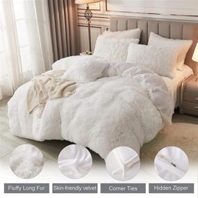 img 2 attached to Наволочки для постельного белья Annadaif Plush Comforter