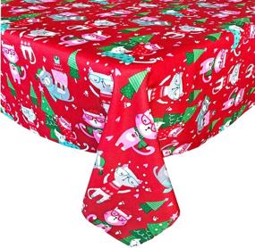 img 2 attached to 🎄 Festive Flair: Newbridge Whimsical Christmas Holiday Tablecloth