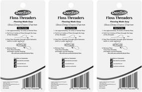 img 2 attached to 🦷 Dentek Floss Threaders 50 Count (3 Pack) - Convenient Dental Hygiene Solution for Cleaner Teeth