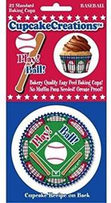 img 1 attached to CupcakeCreations BKCUP 8979 Standard Cupcake Baseball