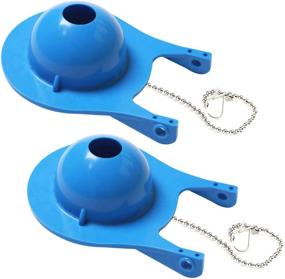 img 2 attached to 💦 High Performance 2-Pack Toilet Flapper Replacement for Gerber 99-788 - Durable, Water Saving, Easy to Install
