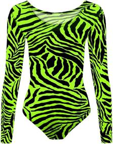 img 1 attached to 🩰 Girls Toddler Gymnastics Ballet Dance Clothing - Loxdonz Long Sleeve Leotard