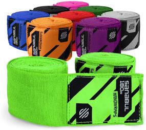 img 4 attached to Sanabul Elastic Professional Handwraps Kickboxing