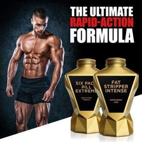img 1 attached to 💪 Maximizing Weight Loss Efforts: LA MUSCLE Six Pack Extreme Max Intensity (1 Month Supply) Combo Stack Vegan Pills - A Powerful and Targeted Fat Burner
