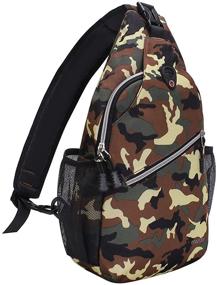img 4 attached to MOSISO Backpack Outdoor Shoulder Camouflage