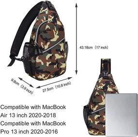 img 2 attached to MOSISO Backpack Outdoor Shoulder Camouflage