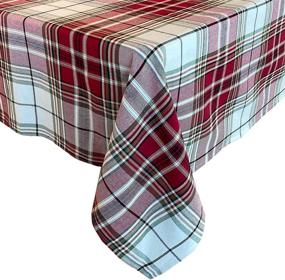 img 4 attached to 🎄 Christmas Holiday Rectangle Tablecloth by Newbridge