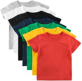 img 1 attached to PTPuke Crewneck Toddler Comfort Undershirt - Одежда для мальчиков