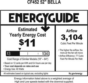 img 1 attached to Emerson CF452ORB Kathy Ireland Home Bella Indoor Ceiling Fan, 52-Inch, Oil Rubbed Bronze - Versatile Light Kit Adaptable, Reversible Blades and Steel Downrod Included