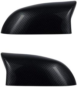 img 4 attached to 🚘 Улучшите свой BMW X3/X4/X5/X6 с помощью крышки бокового зеркала из карбонового волокна AstraDepot - замена оригинальной детали M Performance (2014-2018)