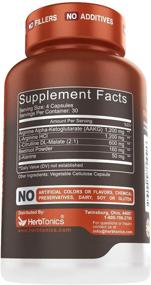 img 2 attached to 💪 Optimal Muscle Growth & Vascularity Nitric Oxide Booster Supplement with L Arginine, L-Citrulline Malate, AAKG - Enhanced Power for Strength, Energy, Blood Flow & Performance