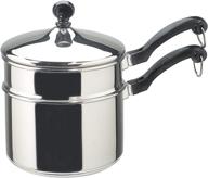 🍲 2-quart covered double boiler from farberware's classic stainless series logo