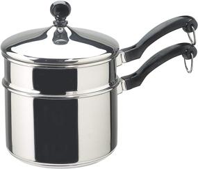 img 4 attached to 🍲 2-Quart Covered Double Boiler from Farberware's Classic Stainless Series