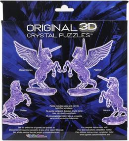 img 1 attached to Purple Unicorn Pegasus Deluxe Crystal Puzzle