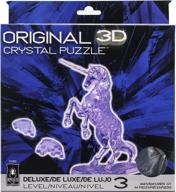 purple unicorn pegasus deluxe crystal puzzle logo