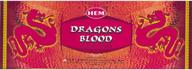 🔥 hem dragon's blood incense - experience the fiery fragrance with 6 tubes of 20g each логотип