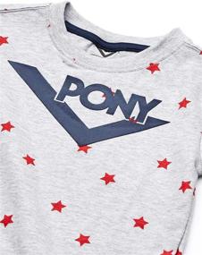 img 1 attached to Pony Short Sleeve Heather Print Boys' Clothing and Tops, Tees & Shirts