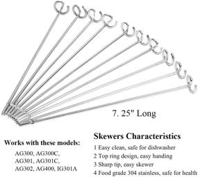 img 2 attached to Reyhoar Stainless Skewers AG300C Accessories