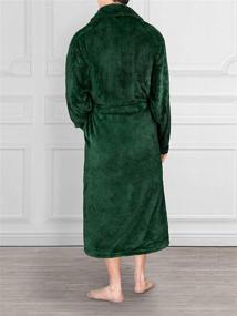 img 2 attached to 🛀 Perfectly Cozy: PAVILIA Fluffy Fleece Bathrobe with Pockets