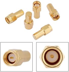 img 3 attached to 🔌 Pack of 5 RF Coaxial Terminators with SMA Male Connector, 50 Ohm 2W SMA Terminator for Precise Coaxial Match and Termination Load