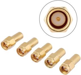 img 2 attached to 🔌 Pack of 5 RF Coaxial Terminators with SMA Male Connector, 50 Ohm 2W SMA Terminator for Precise Coaxial Match and Termination Load