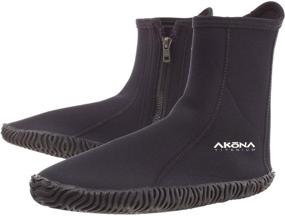 img 1 attached to 👢 AKONA 3mm High Nylon II Neoprene Boot