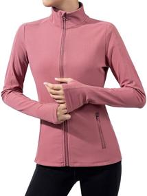 img 2 attached to 🏃 VUTRU Women's Full Zip Workout Yoga Jacket - Perfect for Running and Track