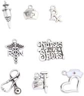 💉 exquisite 16pcs medical nurse charms collection – perfect for jewelry making! logo