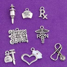 img 1 attached to 💉 Exquisite 16pcs Medical Nurse Charms Collection – Perfect for Jewelry Making!