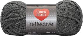 img 3 attached to 🧶 Отражающая серая пряжа RED HEART: Улучшает видимость для безопасности