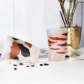 img 3 attached to 🌟 Frosted Tumbler Personality Breakfast Porcelain: Elevate your Mornings in Style