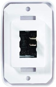 img 1 attached to RV Designer S531 Contoured Wall Switch - Single, On/Off, SPST, White, DC Electrical - Base and Bezel Included