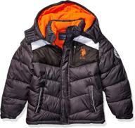 🧥 boys' bubble jacket by u.s. polo assn. логотип