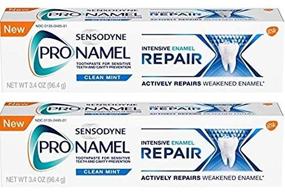 img 2 attached to 🦷 Protect and Repair Tooth Enamel with Sensodyne ProNamel Clean Mint - Pack of 2 (3.4 Ounce)