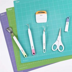 img 3 attached to 🛠️ Diyit Tools Basic Set: Ultimate Vinyl Weeding Tool Kit for Cricut, Silhouette, Siser, Oracal | Perfect for Art, Scrapbooking, Stencils, and DIY Projects!