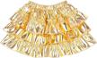somlatrecy toddler skirts metallic clothes girls' clothing logo