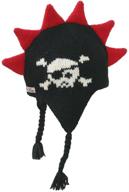 🧢 boy's mohawk hat with spiked skull - born to love logo