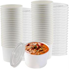 img 4 attached to Smygoods Paper Containers Disposable Bowls