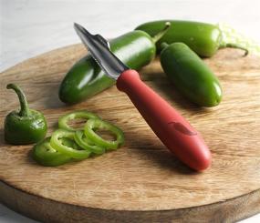 img 2 attached to Effortless Coring: RSVP Endurance Stainless Steel Jalapeno Pepper Corer Unleashes Flavorful Delights!