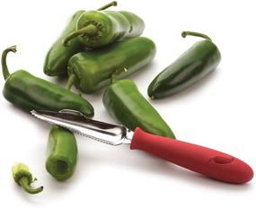 img 3 attached to Effortless Coring: RSVP Endurance Stainless Steel Jalapeno Pepper Corer Unleashes Flavorful Delights!