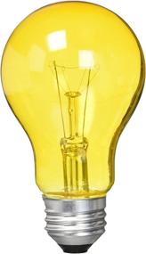 img 1 attached to 🌞 Westinghouse Lighting 0344300: Amber Trans Incandescent A19 Light Bulb, 25W, 120V - Long Lasting 2500 Hours (1 Pack)