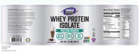 img 3 attached to NOW® Sports Protein Isolate Chocolate