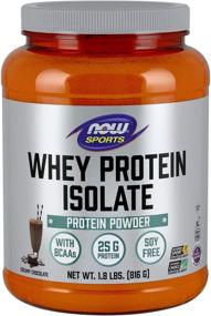 img 4 attached to NOW® Sports Protein Isolate Chocolate