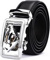 👔 noos luxury leather casual adjustable men's belt accessories - elevate your style! logo