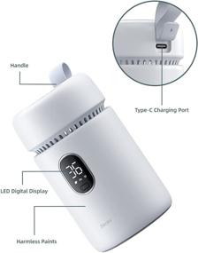 img 4 attached to Multifunctional Chargeable Refrigerator Deodorizer Eliminator