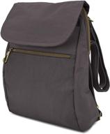 secure your belongings with travelon anti-theft signature backpack in black logo