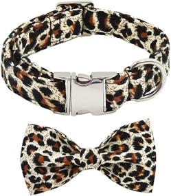 img 4 attached to 🐶 Bubblepup Dog Collar with Bow: Ultimate Comfort and Style for Small, Medium, and Large Dogs