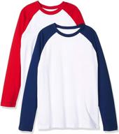 👕 boys' clothing: amazon essentials long sleeve baseball t shirts for tops, tees & shirts logo