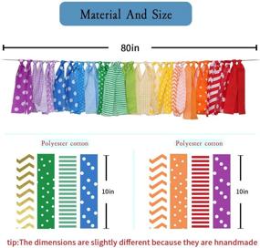 img 4 attached to Радужный фоновый баннер для декорации вечеринок