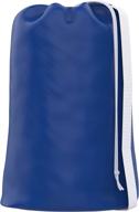 extra large xl homevage laundry bag - 28’’x40’’ nylon bag with strap, big dirty clothes organizer, carry up to 4 loads of laundry, drawstring closure hamper liner (dark blue) logo